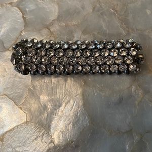 Silver statement bracelet